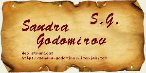 Sandra Godomirov vizit kartica